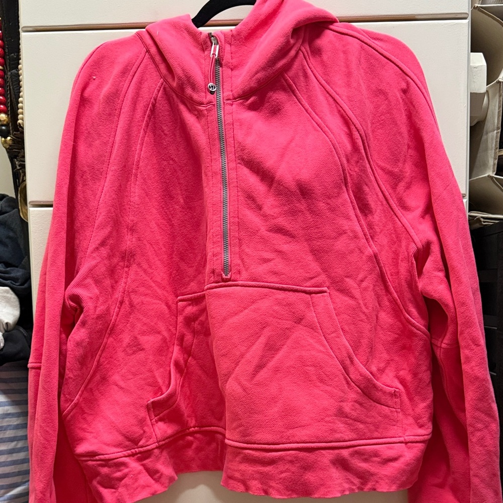 lululemon athletica Pink Half-Zip Hoodie